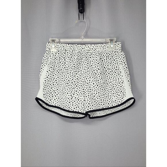 Nike Dri-FIT Athletic Running Shorts Teens XL White Black Print Liner - Picture 4 of 16